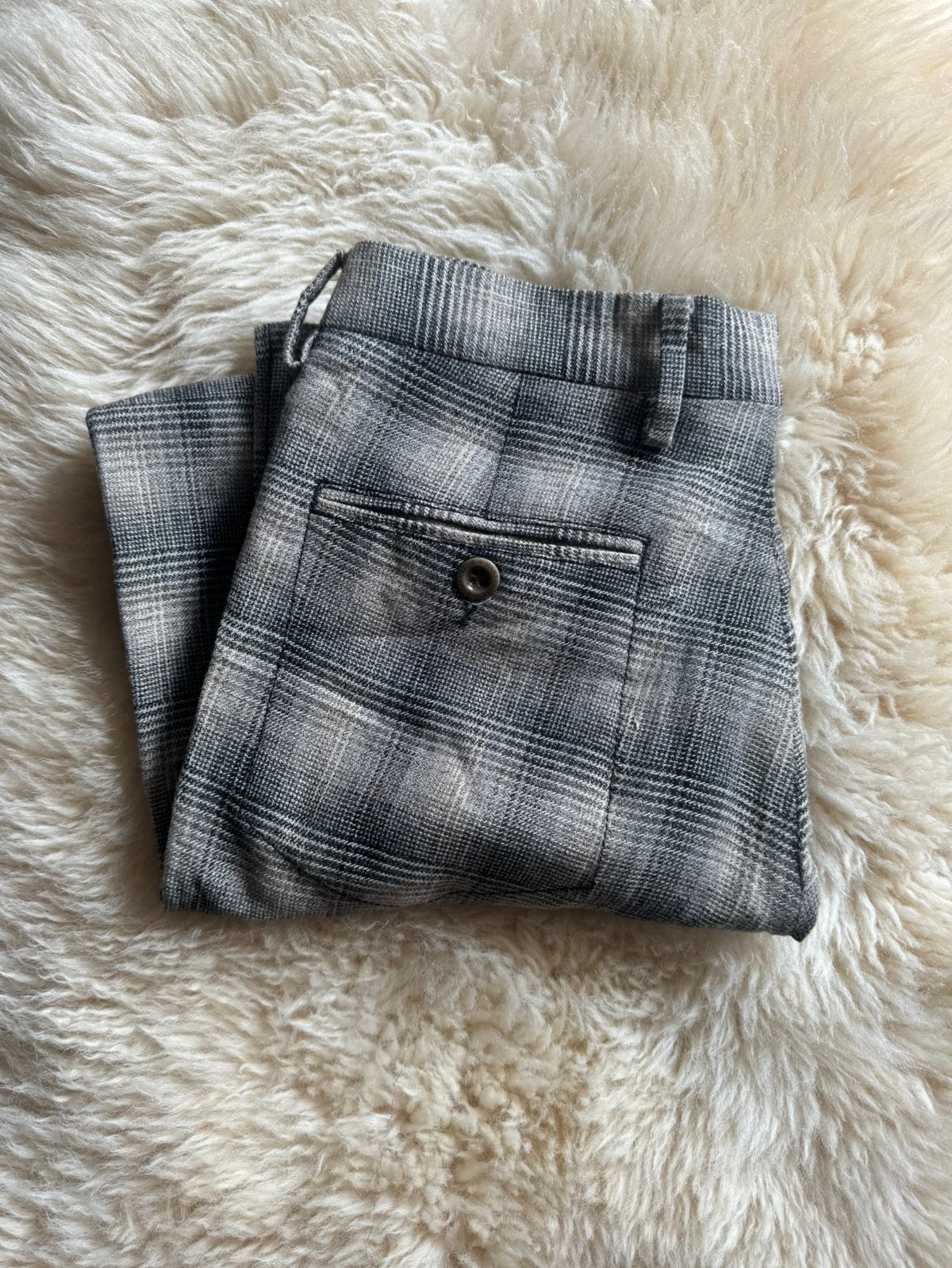 Pantalon heren Hans Ubbink maat S M wolmix, Ophalen of Verzenden, Gedragen, Maat 48/50 (M), Grijs