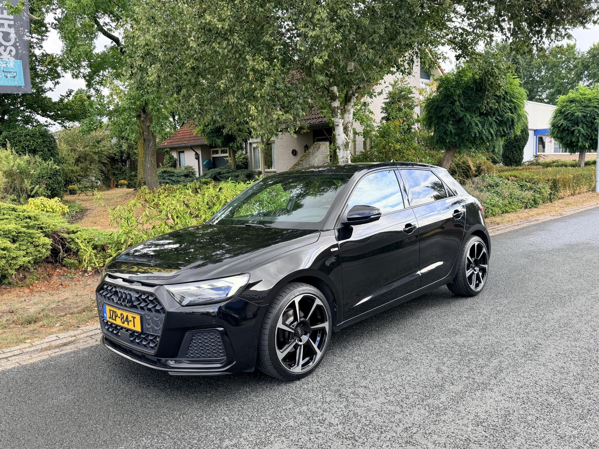 Audi A1 Sportback 30 TFSI 115PK S-Line AUTOMAAT•LED•Navi, Zwart, 1100 kg, 3 cilinders, Geïmporteerd