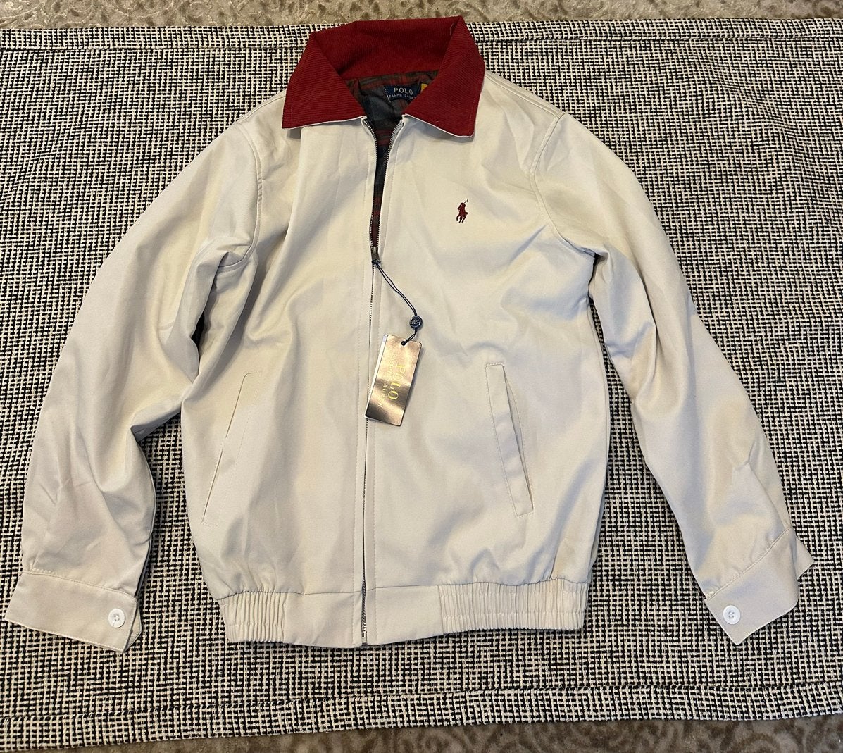 Polo Ralph Lauren Harrington Jas - Nieuw met labels, Ophalen of Verzenden, Nieuw, Maat 48/50 (M), Beige
