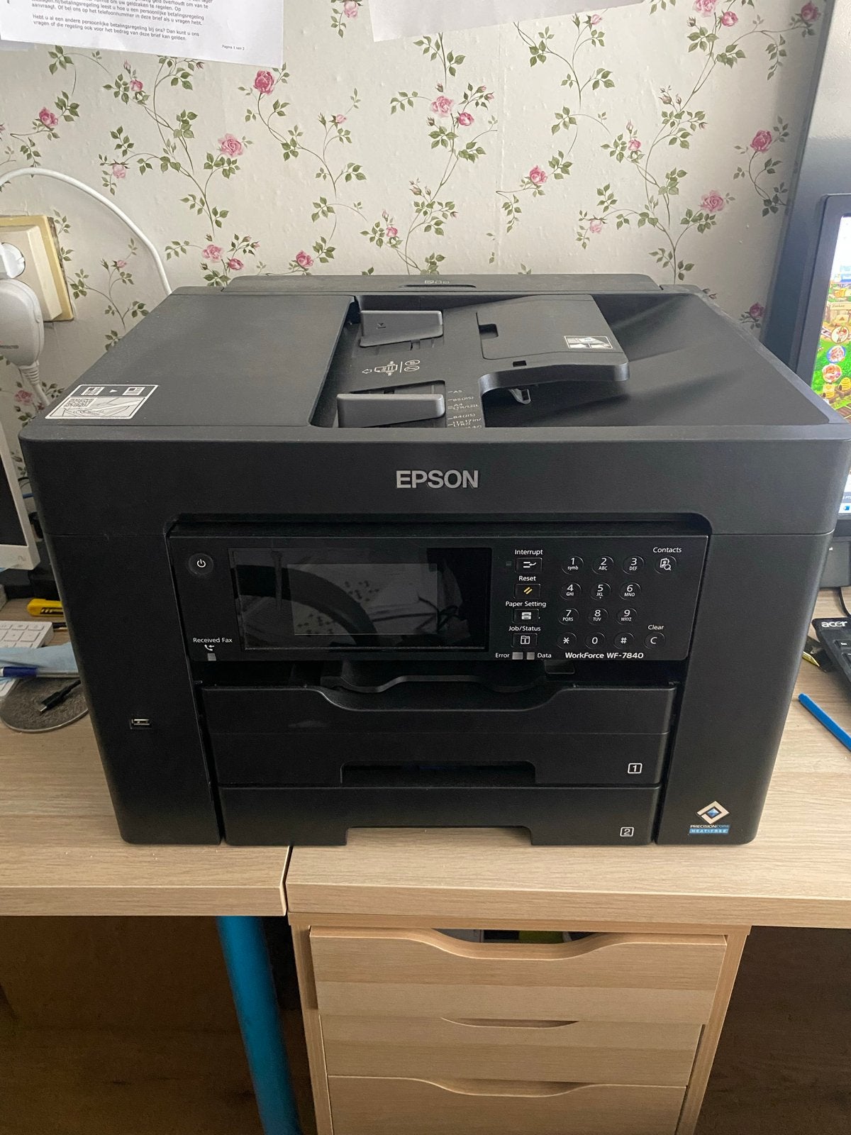 Epson WorkForce WF-7830DTWF A3 All-in-One Printer, Computers en Software, Faxen, Inkjetprinter, All-in-one, Nieuw