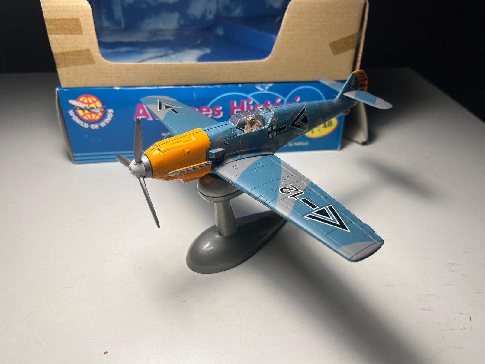 Impag - Messerschmit BF1-9 Historic Airplane - Schaal 1:48, Overige merken, Verzenden, Zo goed als nieuw, Groter dan 1:72