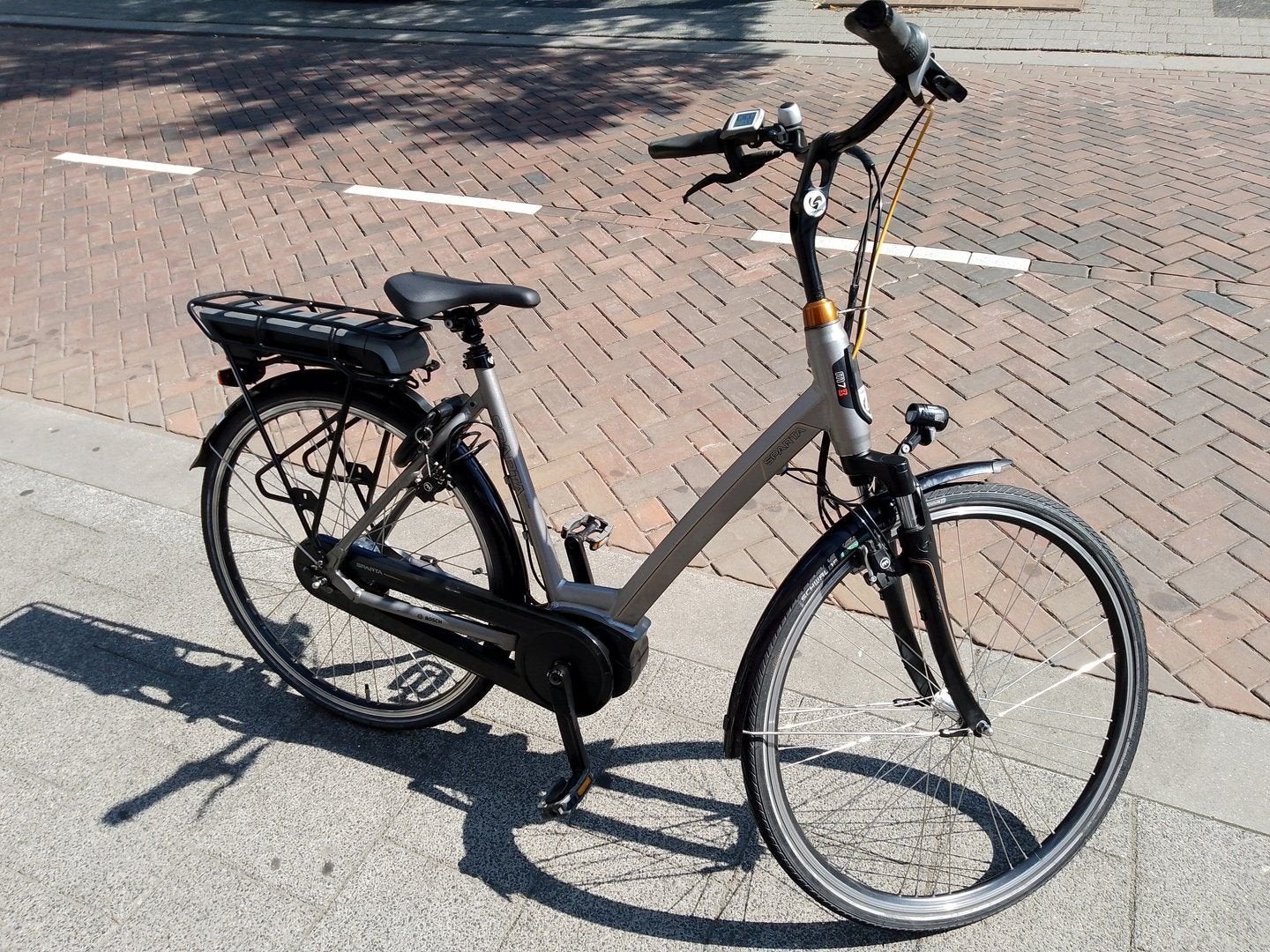 Sparta M7B d53 elektrische damesfiets Bosch middenmotor, Fietsen en Brommers, Sparta, Gebruikt, -, -