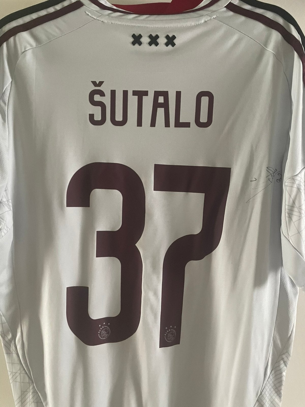 Ajax voetbal shirt sutalo gesigneerd, Ophalen of Verzenden, Zo goed als nieuw, Ajax, Shirt