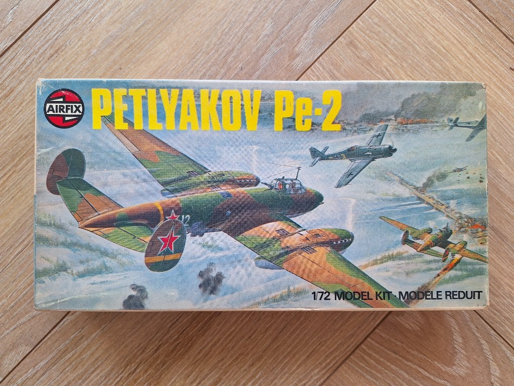 1:72 1/72 Airfix Petlyakov Pe-2, Overige merken, 1:72 tot 1:144, Ophalen of Verzenden, Zo goed als nieuw