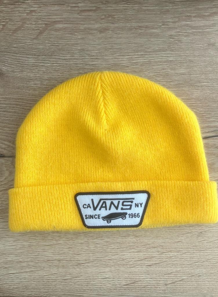 Vans “Off the wall” muts geel., Ophalen of Verzenden, Zo goed als nieuw