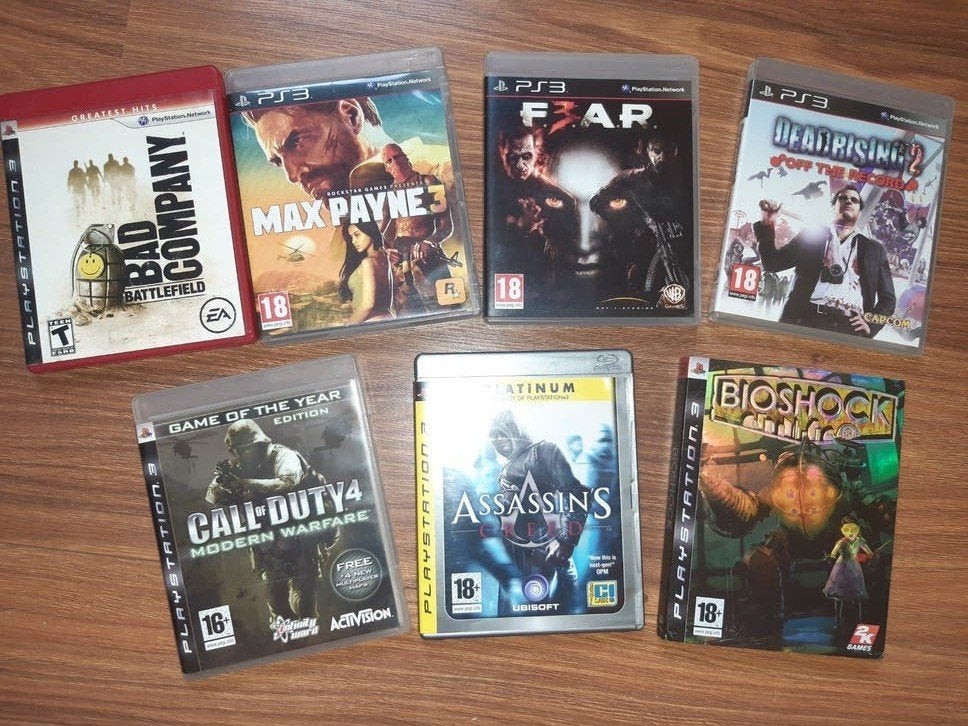 PS3 Games: o.a. Max Payne 3, Call of Duty 4, F.E.A.R., Online, Gebruikt, Vanaf 18 jaar, Shooter
