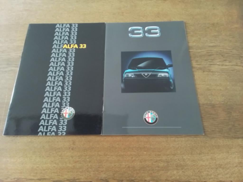 Folders Alfa Romeo 33 nl, Ophalen of Verzenden, Zo goed als nieuw, Alfa Romeo