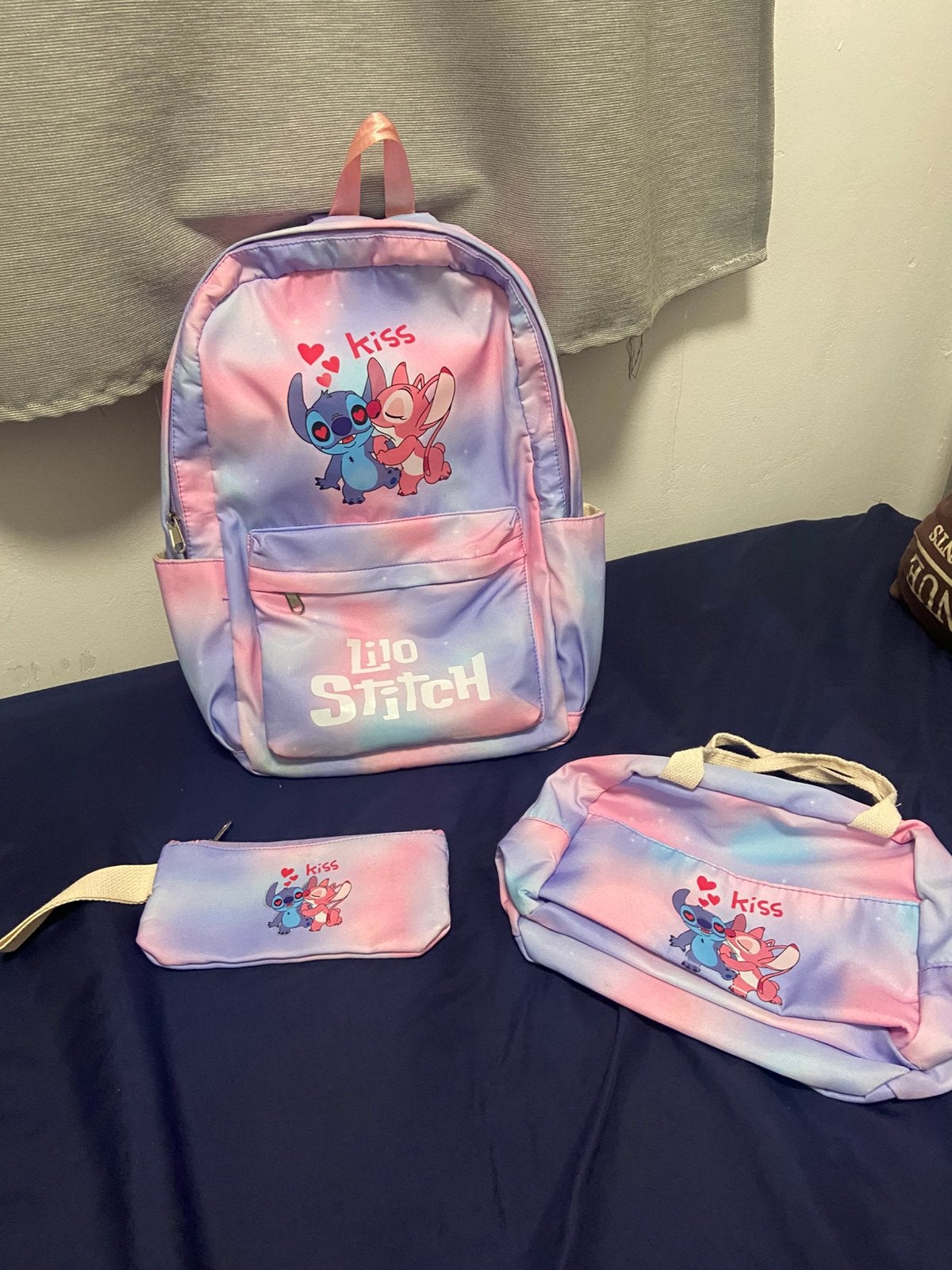 Disney Lilo & Stitch Rugzakset voor Meisjes – 3-delige, Sieraden, Tassen en Uiterlijk, Minder dan 30 cm, Ophalen of Verzenden