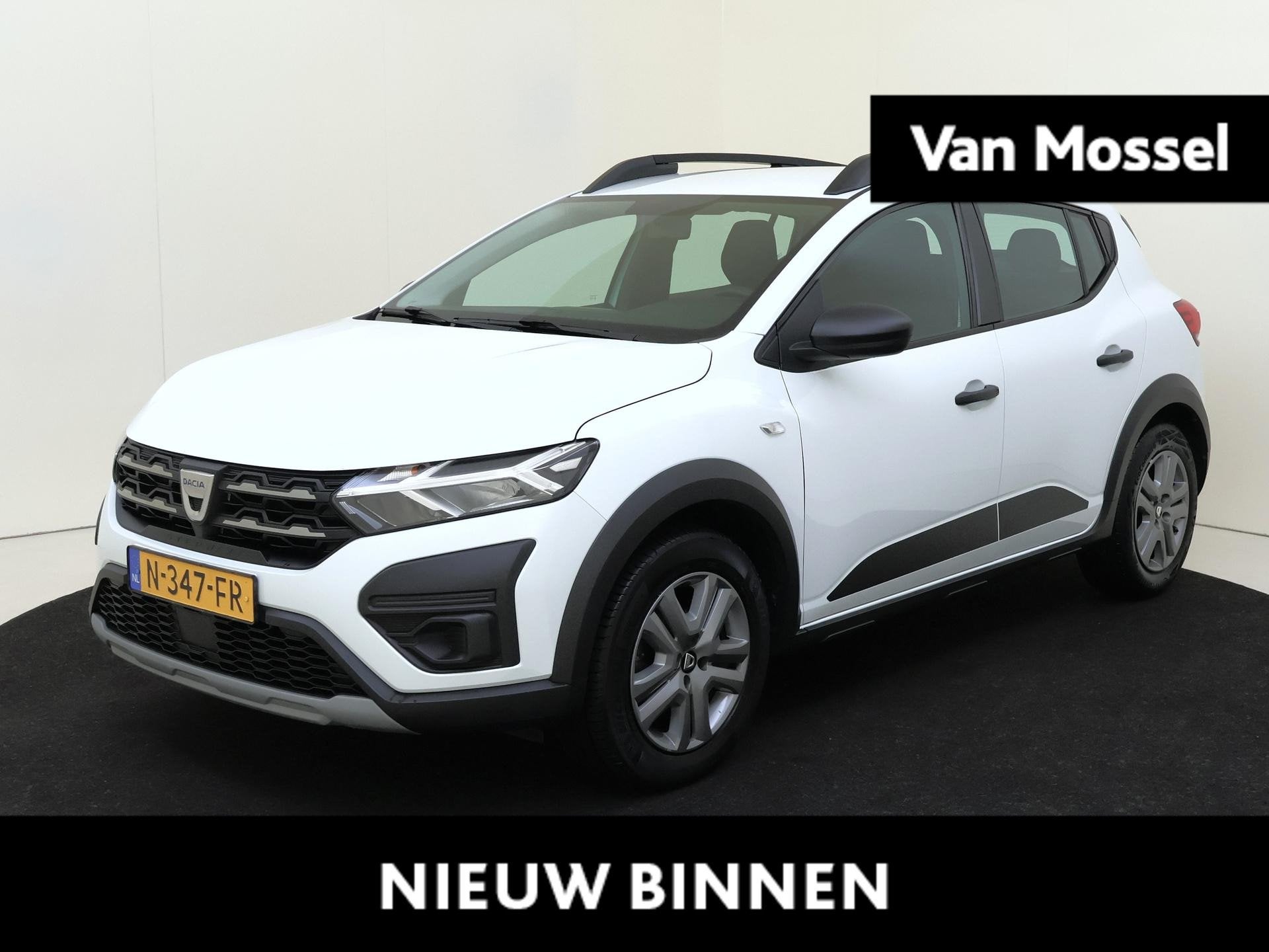 Dacia Sandero Stepway 1.0 TCe 90 Essential Trekhaak | Airco, Auto's, Voorwielaandrijving, Stof, Wit, Origineel Nederlands