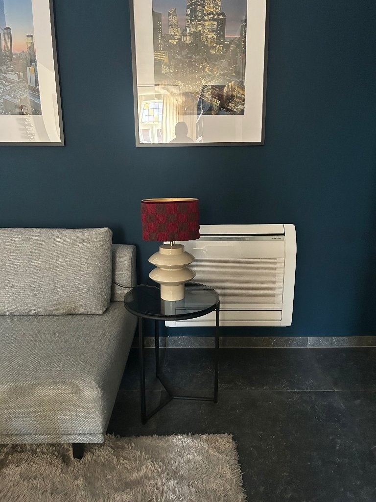 Tafellamp, Huis en Inrichting, Lampen | Tafellampen, Ophalen, E27 (groot), Rood, Met stekker