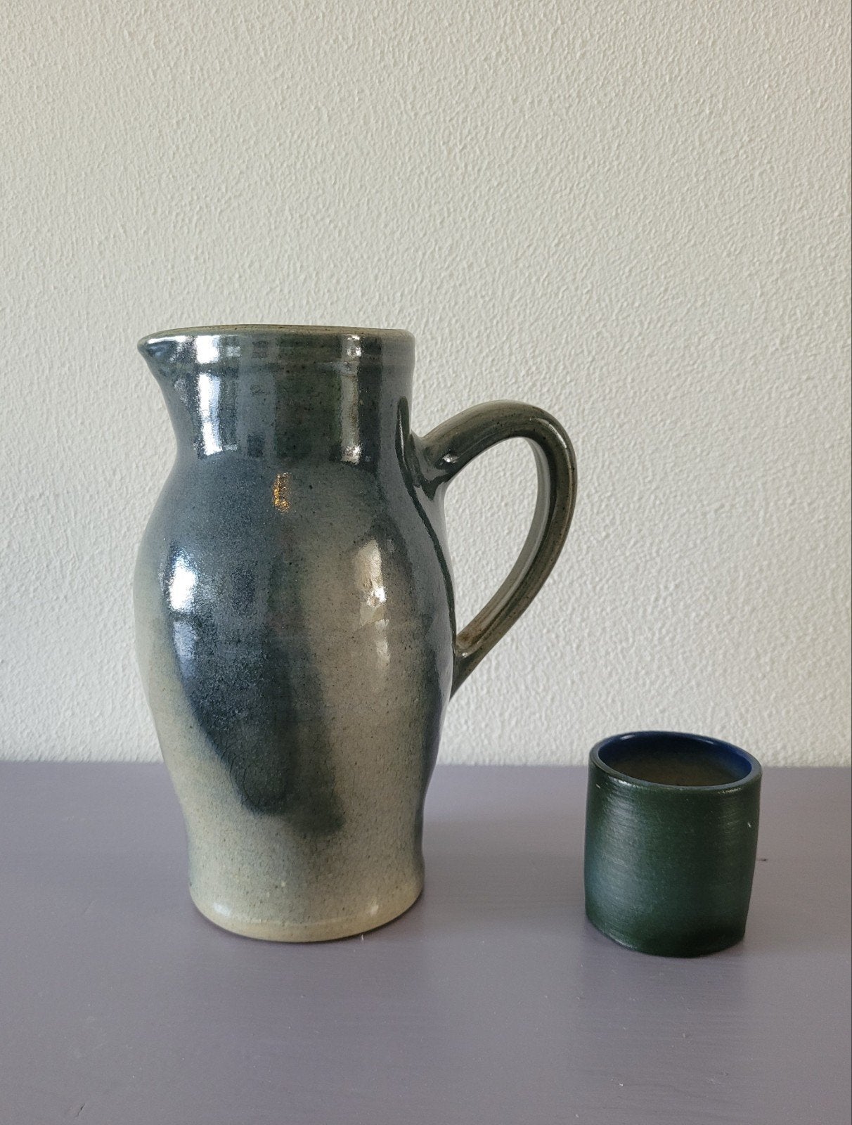 Schenkkan en potje St. Paulusabdij Oosterhout, Antiek en Kunst, Antiek | Keramiek en Aardewerk, Ophalen of Verzenden