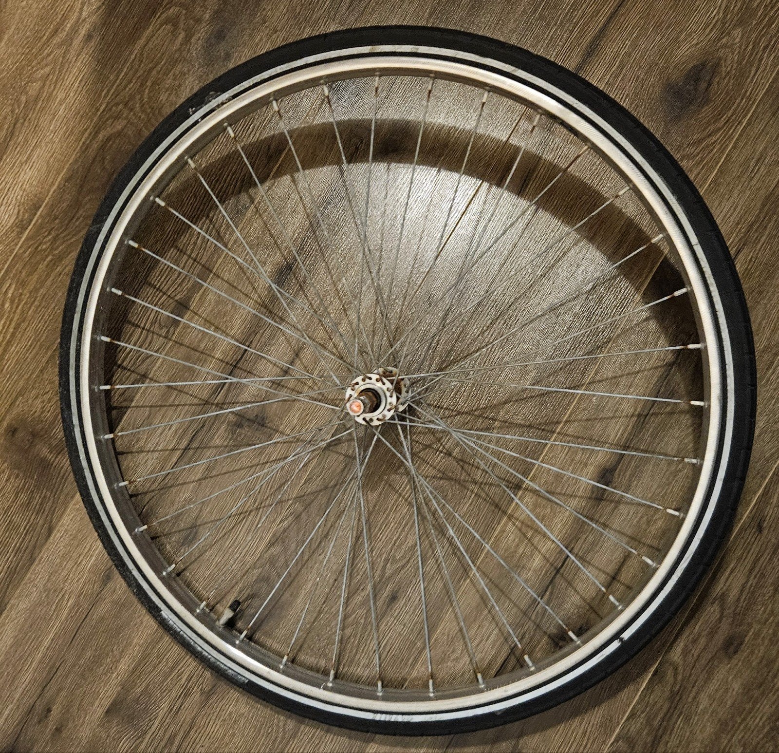 Fietswiel voorwiel 26 inch, Ophalen of Verzenden, Band