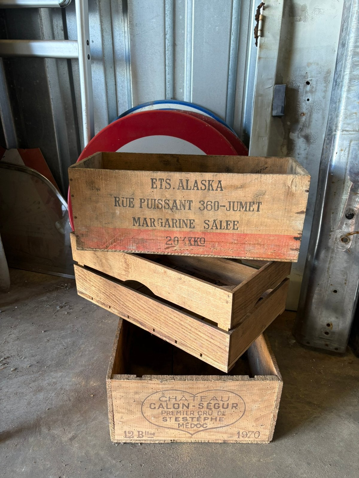 Vintage houten kistjes kratten bb, Ophalen