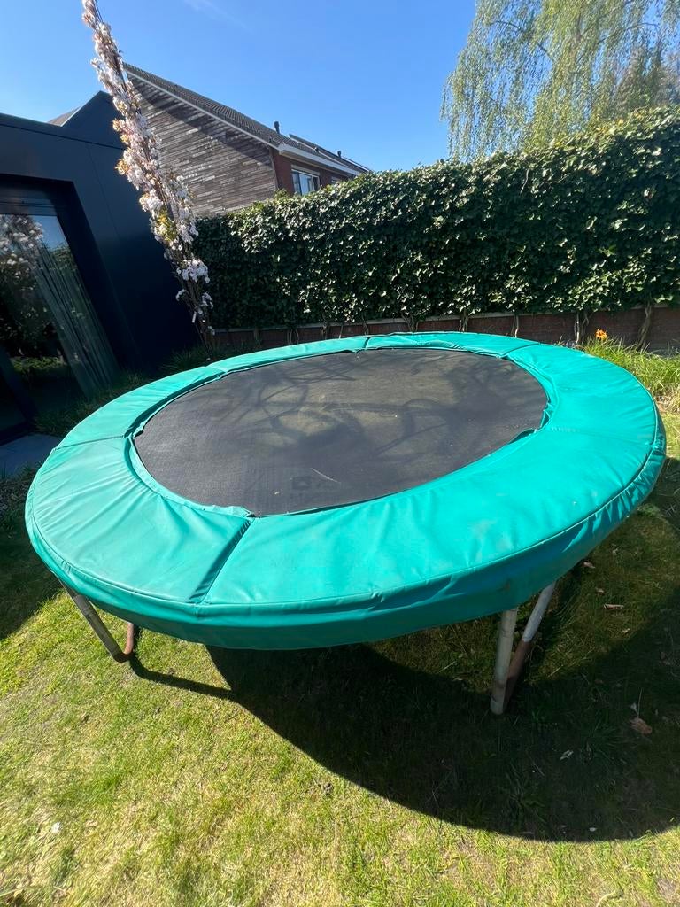Trampoline, Kinderen en Baby's, Speelgoed | Buiten | Trampolines, Ophalen, Gebruikt