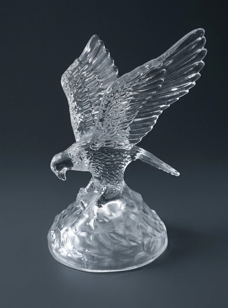 Glazen arend / Roofvogel beeldje - Helder kristalglas, Ophalen of Verzenden, Nieuw, Dier