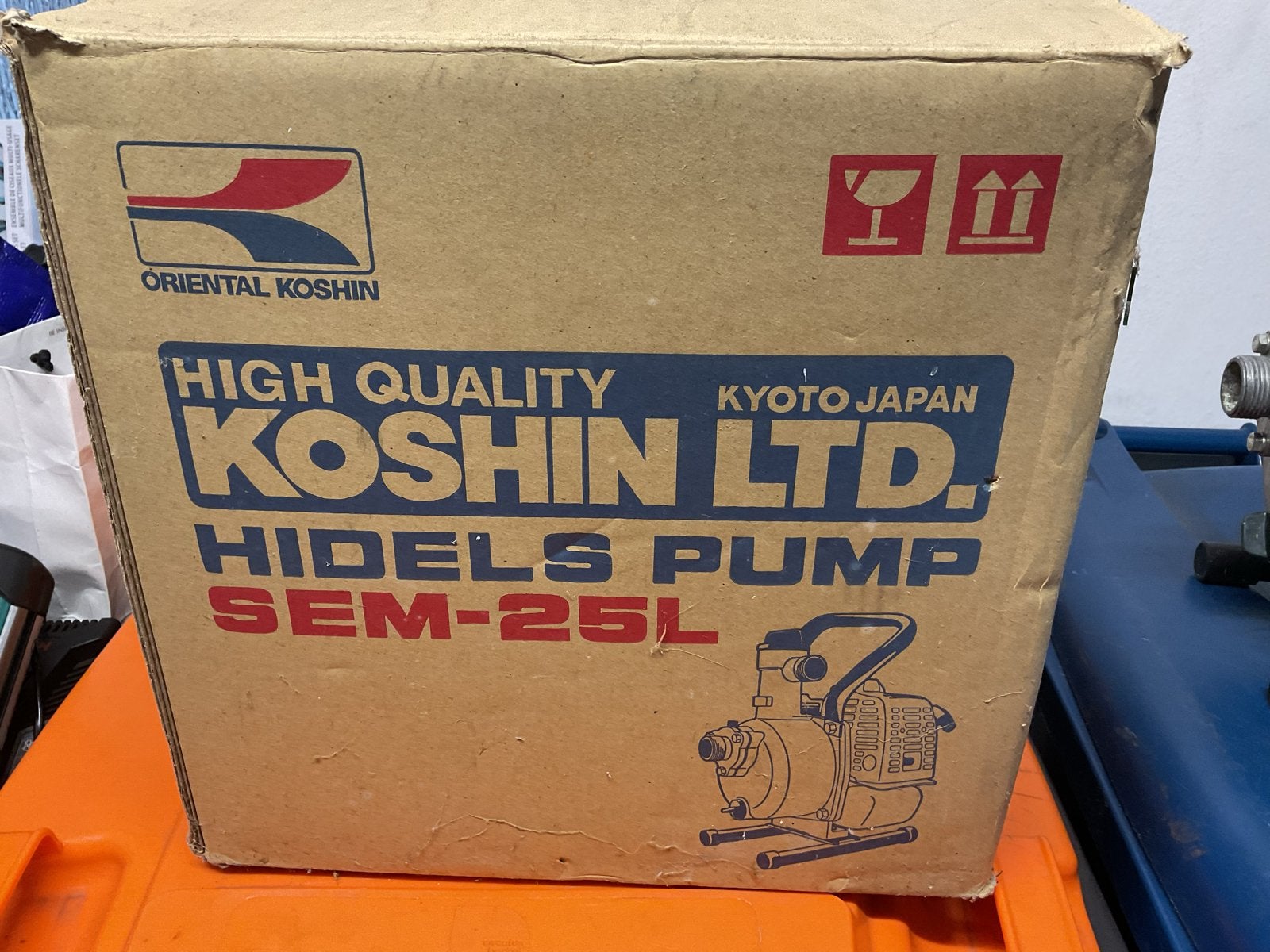 Koshin PUMP SEM-25L Beregeningspomp, Tuin en Terras, Ophalen, Gebruikt, Handmatig, Beregeningspomp