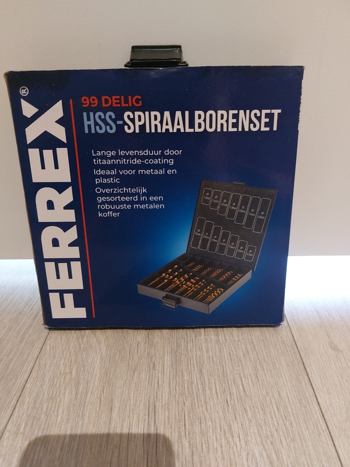Ferrex 99-delige HSS-spiraalborenset, Ophalen, Nieuw, Overige typen
