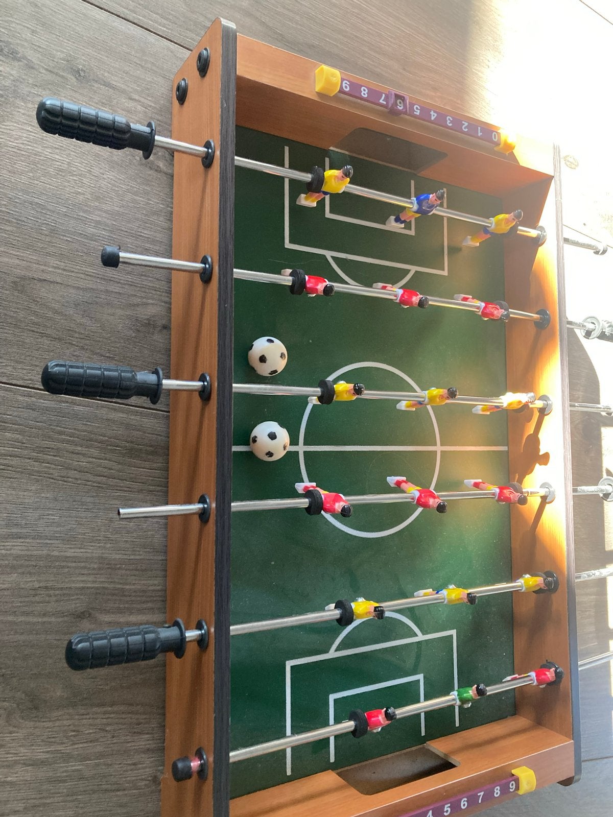Tafelvoetbalspel - Compact en Draagbaar, Ophalen, Gebruikt