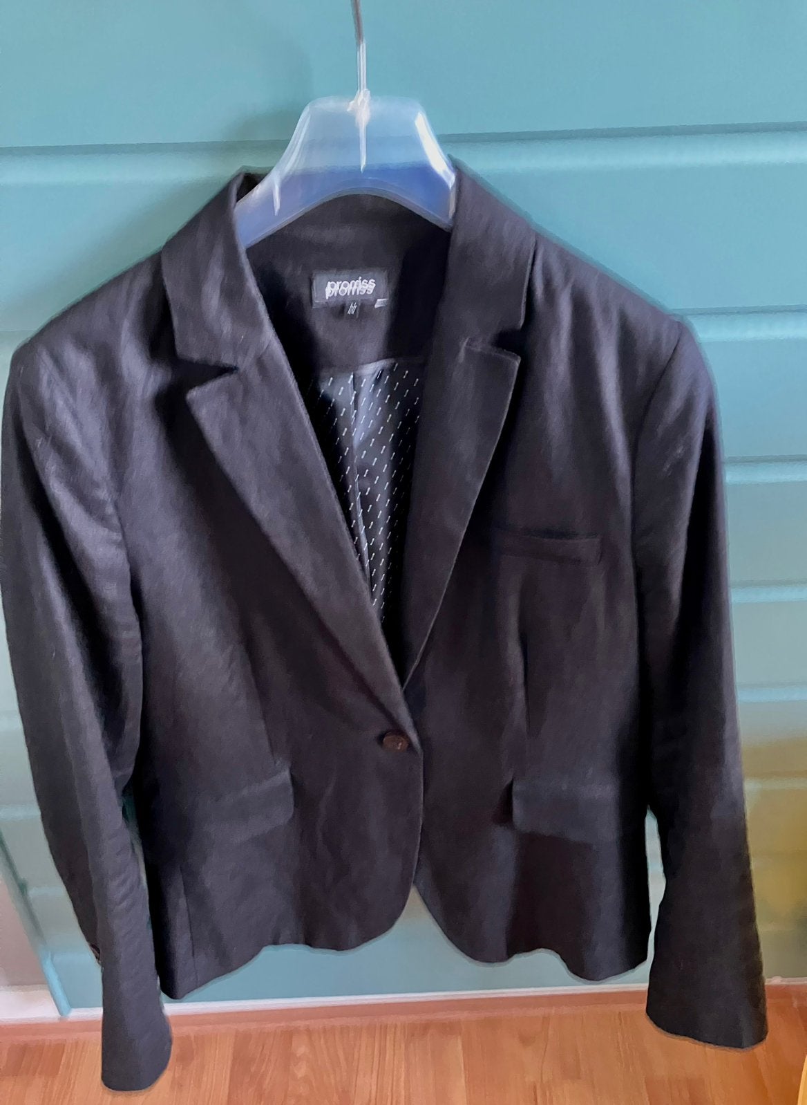 Blazer, maat 44 Linnen., Zwart, Maat 42/44 (L), Ophalen of Verzenden, Jasje
