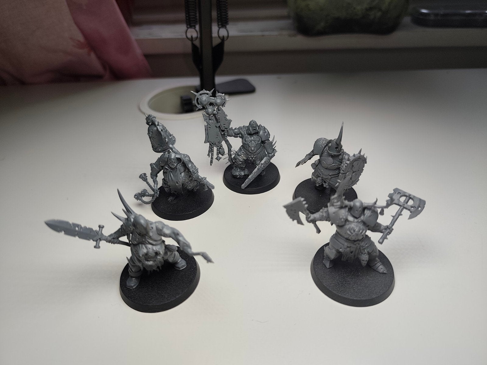 Warhammer Age of Sigmar Putrid Blightkings, Ophalen of Verzenden, Zo goed als nieuw, Warhammer, Figuurtje(s)