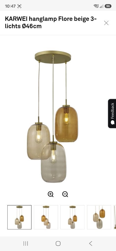 2 Hanglampen van Karwei, Ophalen, Overige typen, Overige merken, E27 (groot)