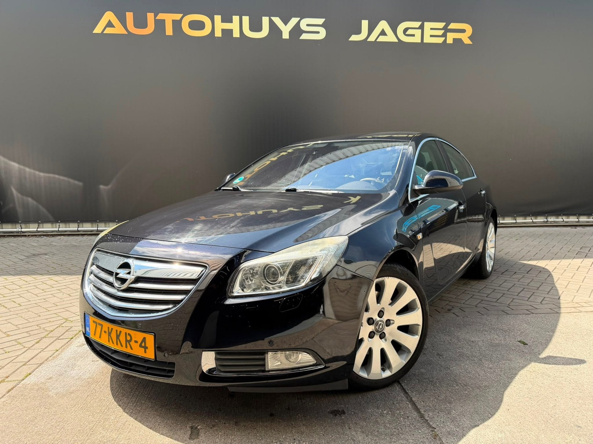 Opel Insignia 2.8 T Executive 4x4 Automaat, Auto's, Opel, Automaat, Zwart, Zwart, Origineel Nederlands