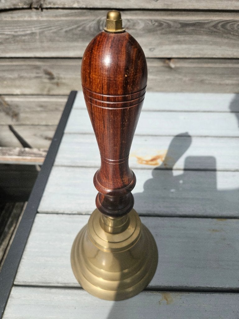 Messing schoolbel groot, Antiek en Kunst, Ophalen of Verzenden, Koper