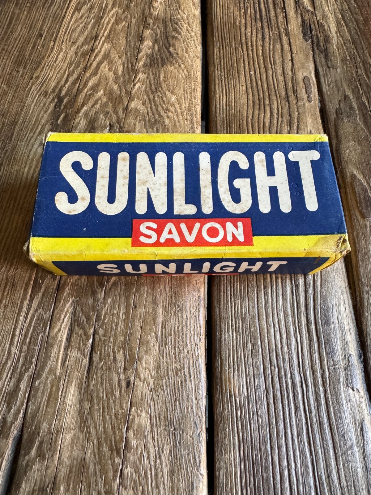 Vintage Sunlight Zeep Doos - Zeldzaam Verzamelobject, Antiek en Kunst, Ophalen of Verzenden