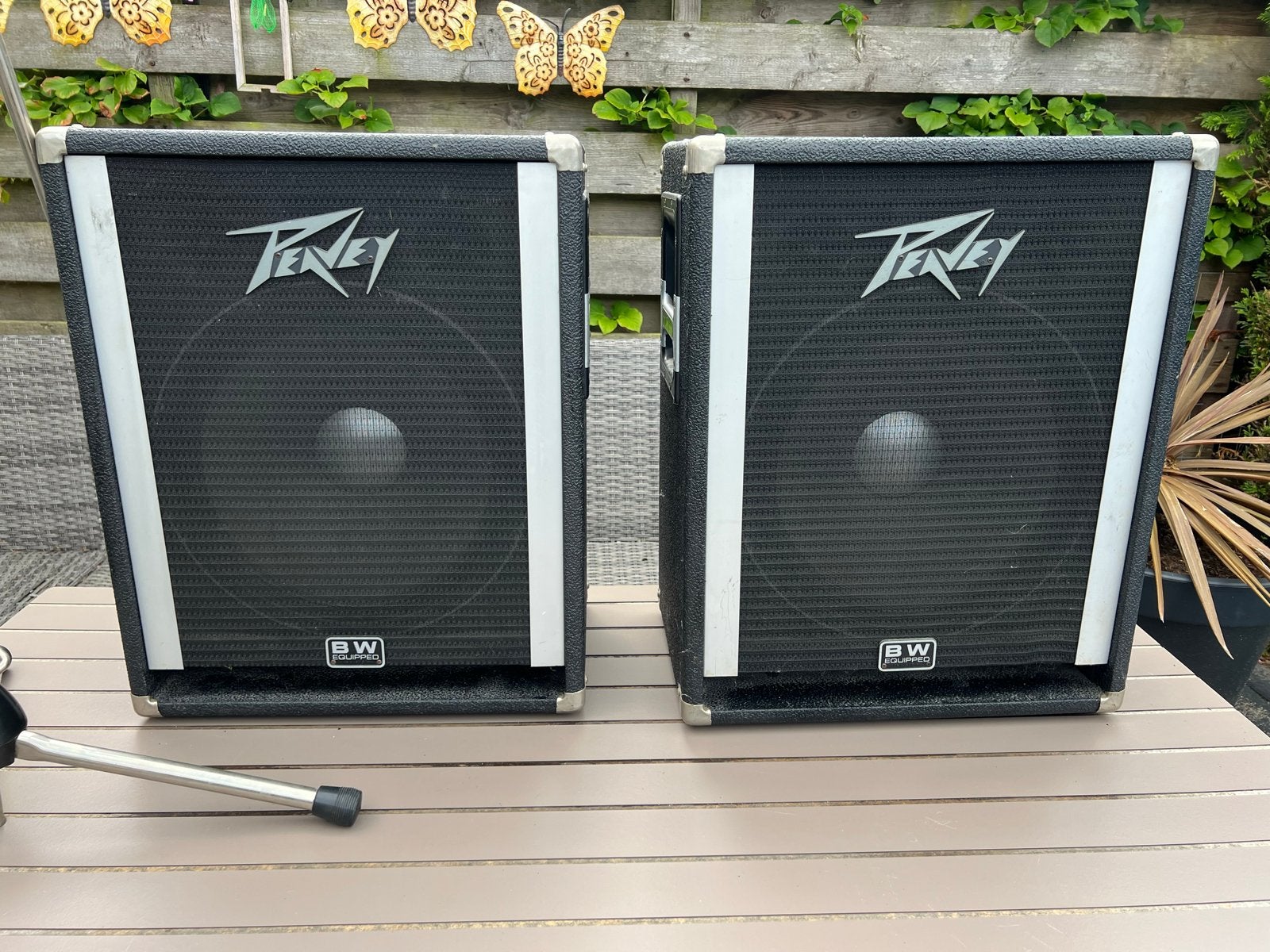 Peavey 115 BW Continental Bass Speaker Kasten (2 stuks), Ophalen, Gebruikt