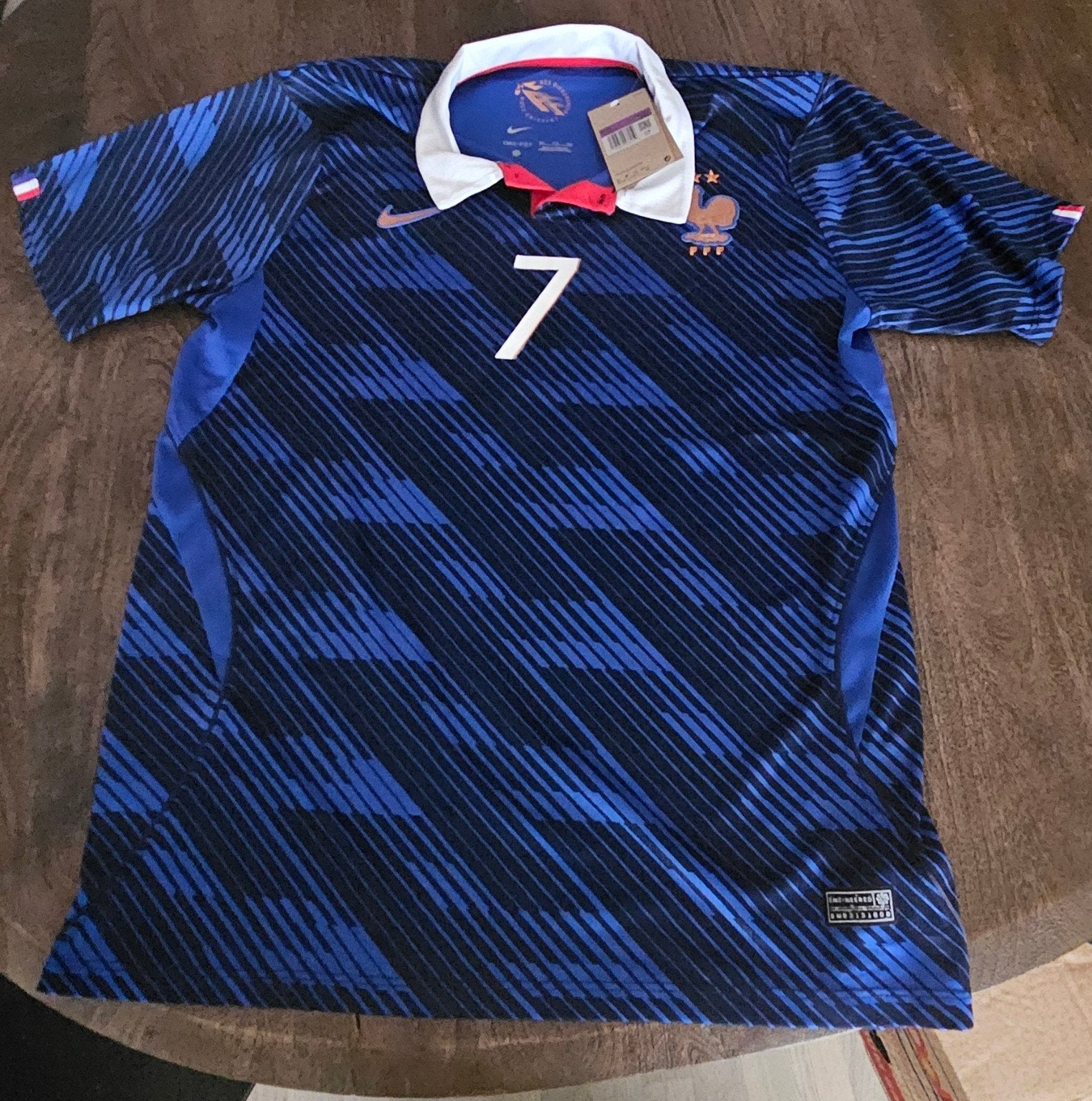 Frankrijk voetbalshirt Dembele #7 - Maat XXL replica, Ophalen, Blauw, Nieuw, Overige maten