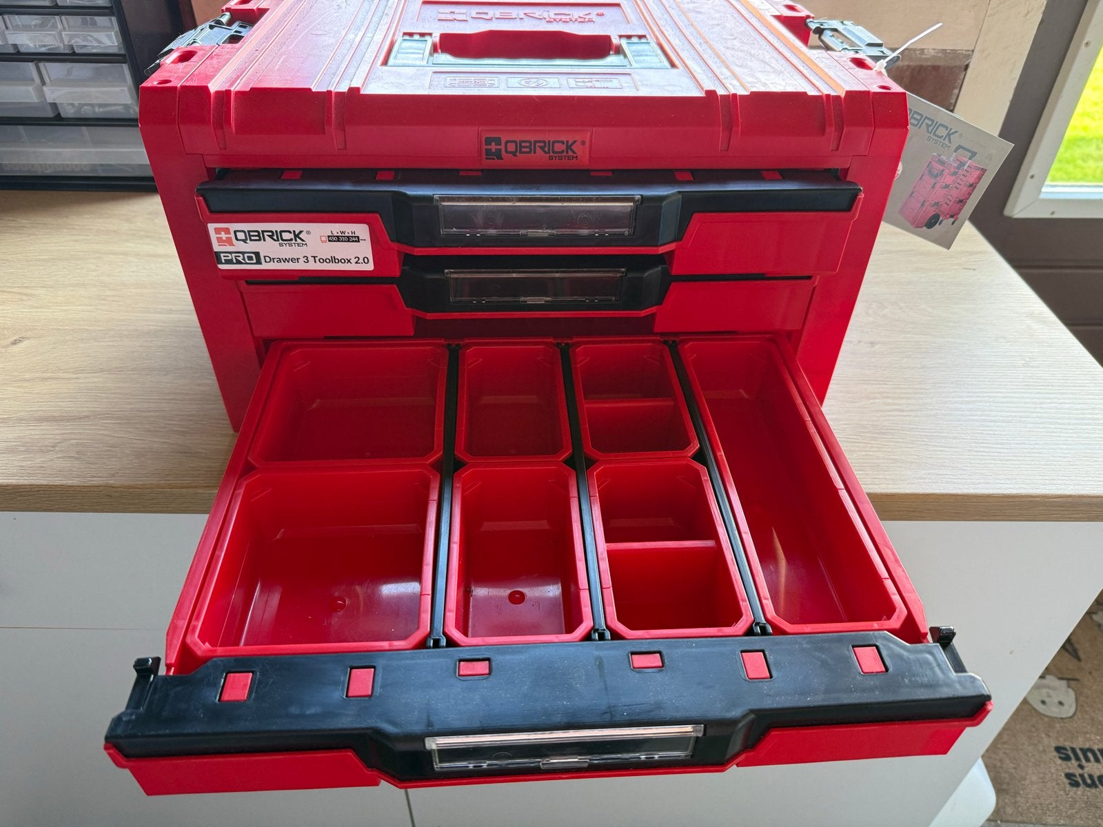 Qbrick System PRO Drawer 3 Toolbox 2.0 Opberger Lades, Ophalen, Zo goed als nieuw, Overige typen, Overige merken