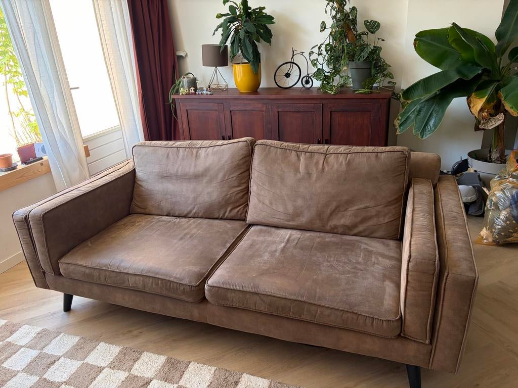 Goossens bank, Ophalen, Gebruikt, Driepersoons, 75 tot 100 cm