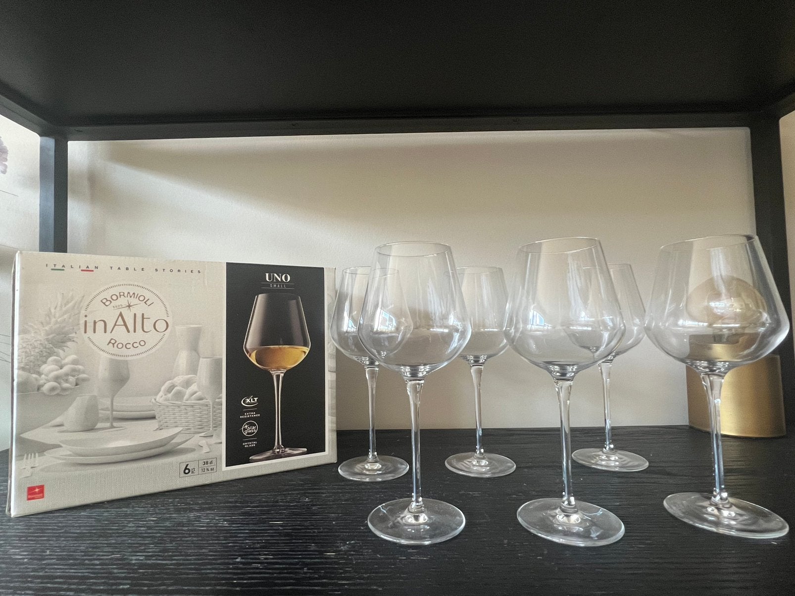Bormioli Rocco Uno Small wijnglazen – nieuw in doos, Verzamelen, Ophalen, Nieuw, Overige typen