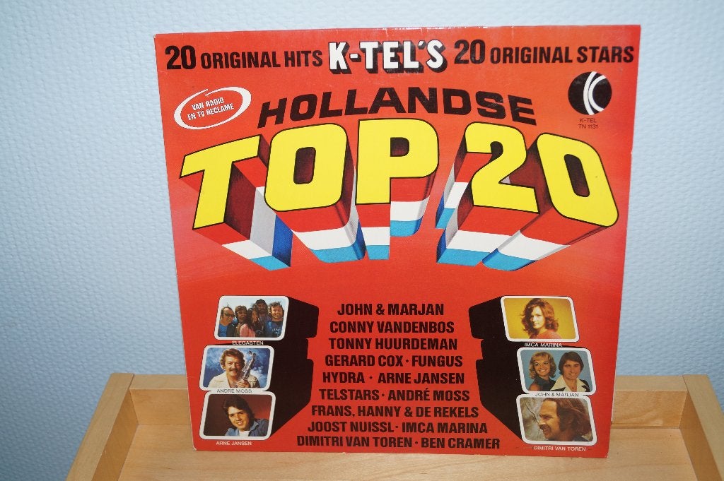 LP Hollandse Top 20 - krasvrij 1463, Ophalen, Zo goed als nieuw