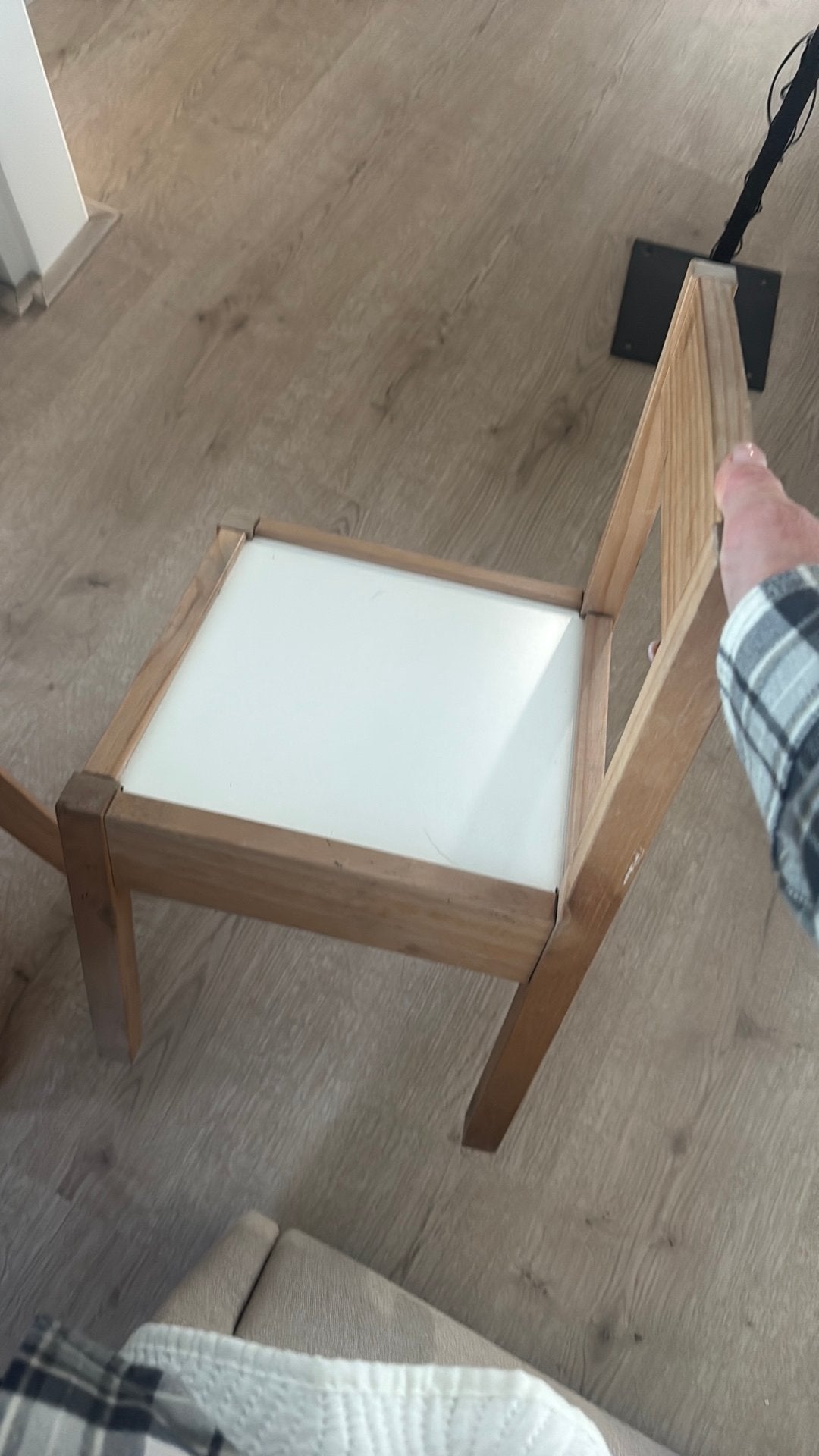 Tabel with chairs for kids . Ikea, Gebruikt, Vierkant, Minder dan 50 cm, Overige materialen