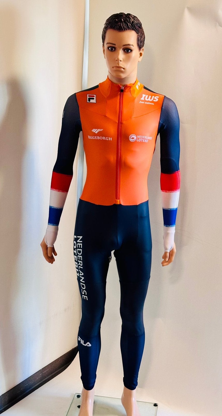 Schaatskleding schaatspak snelpak speedsuit maat M rubber, Sport en Fitness, Schaatsen, Ophalen of Verzenden, Zo goed als nieuw