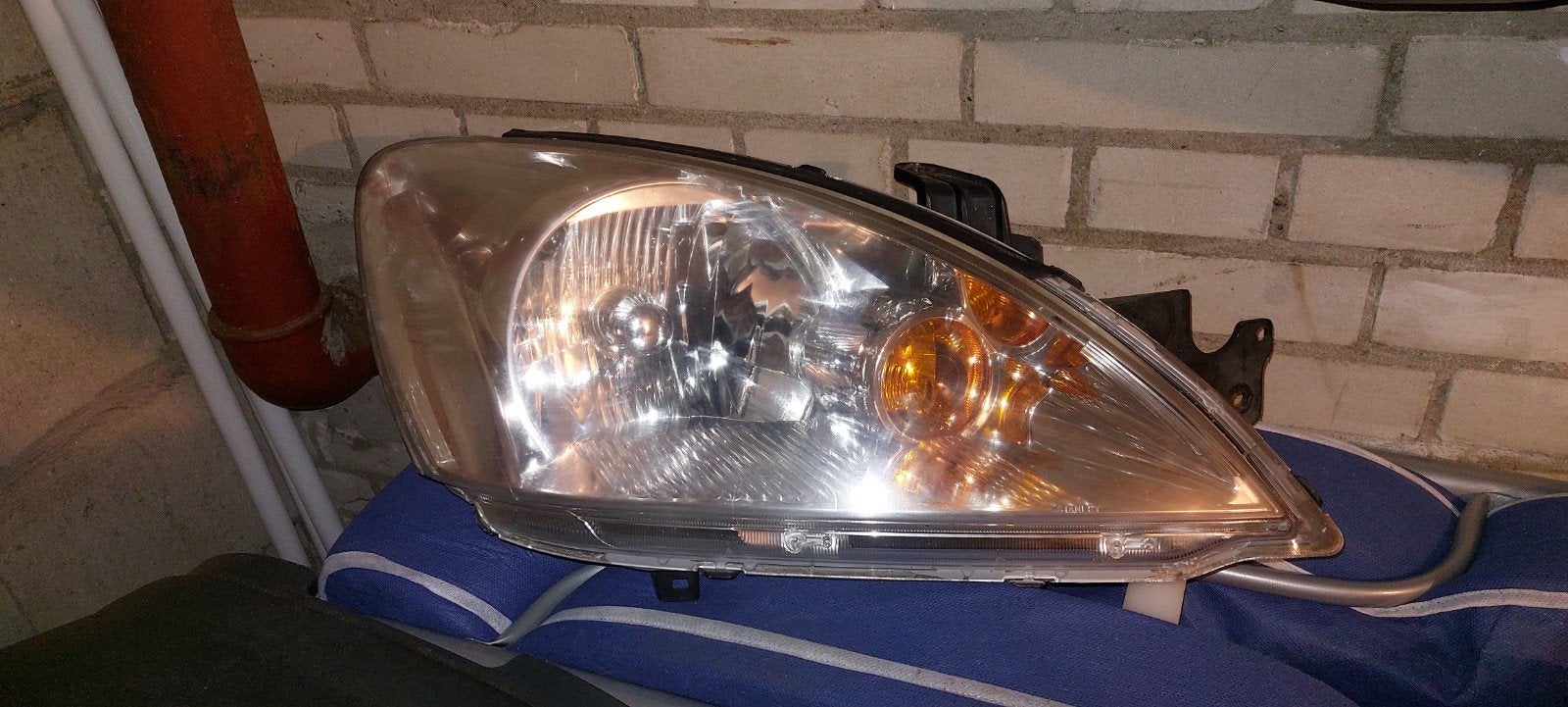 Rechts voor koplamp Mitsubishi Lancer 2006, Ophalen of Verzenden, Gebruikt, Mitsubishi
