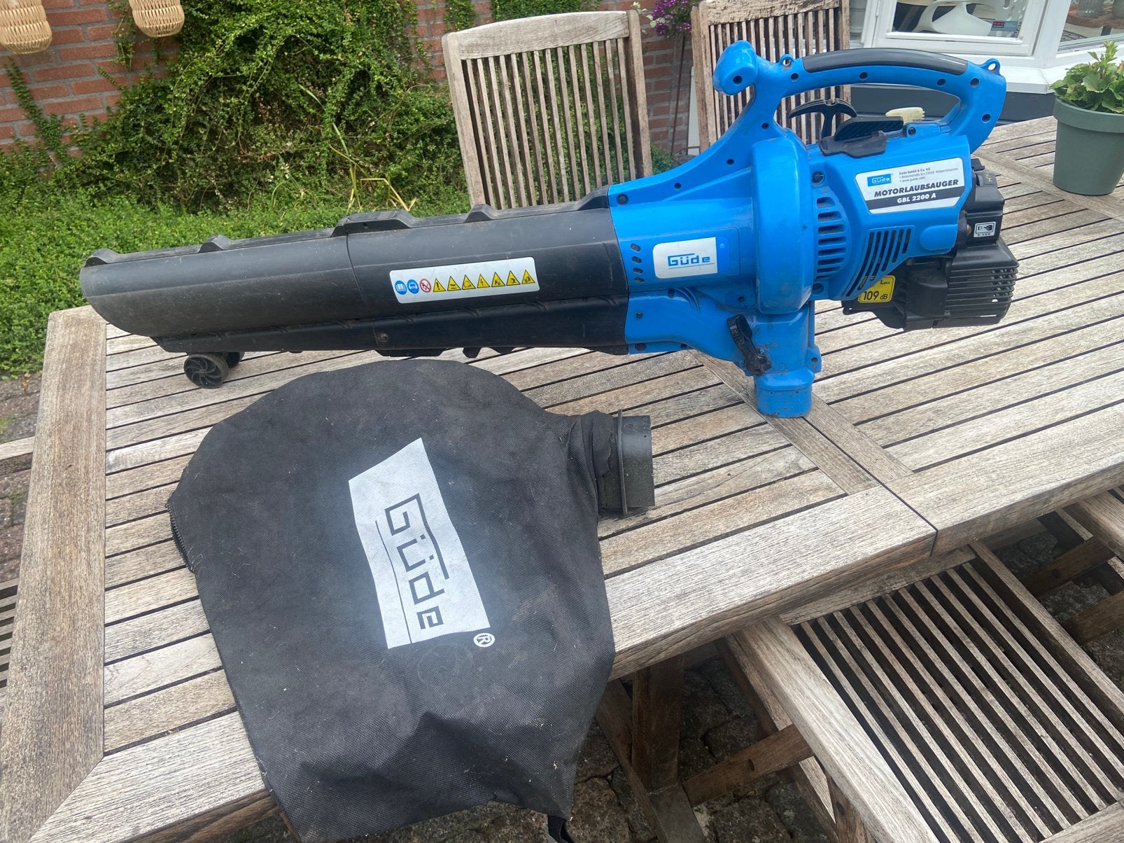 Bladblazer benzine, Ophalen, Gebruikt, Benzine