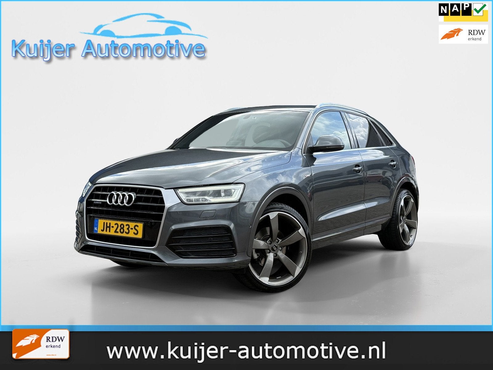 Audi Q3 2.0 TDI Quattro Sport S-Line Automaat, Auto's, Audi, Automaat, Gebruikt, 4 cilinders, 2000 kg