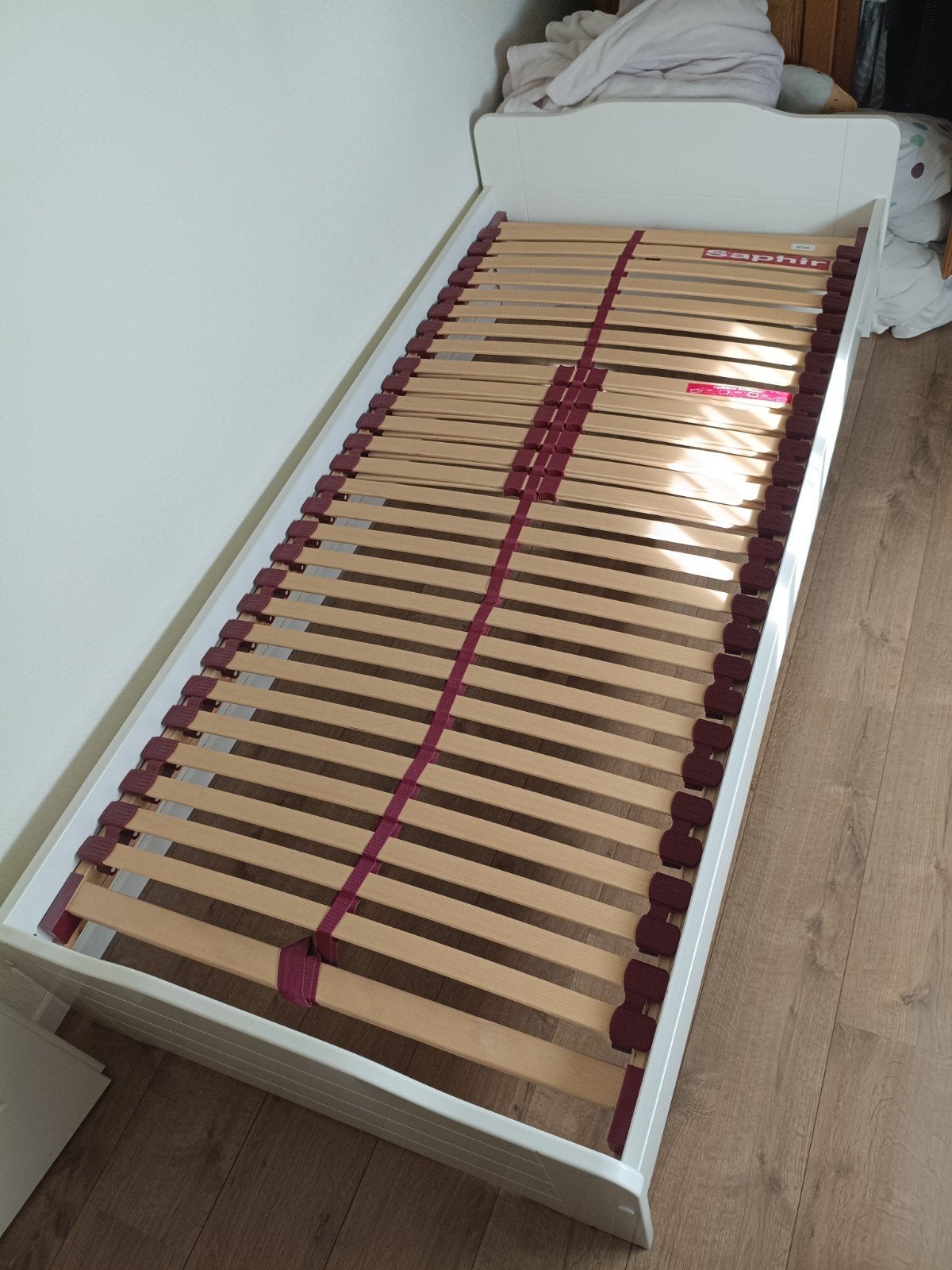 Eenpersoonsbed met lattenbodem (gratis af te halen), Ophalen, Gebruikt, 90 cm, Eenpersoons