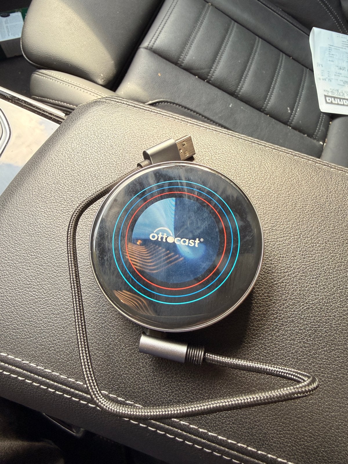 Ottecast Wireless AiBox - CarPlay/Android Auto Adapter, Ophalen of Verzenden, Zo goed als nieuw