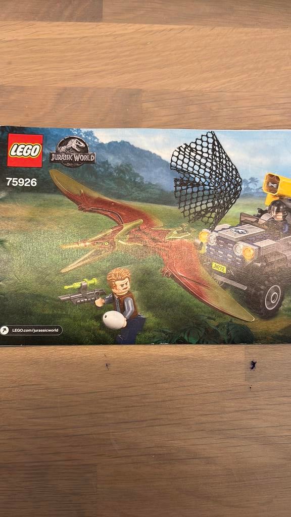 Lego Jurassic world achtervolging - 75926, Ophalen of Verzenden, Zo goed als nieuw, Complete set, Lego