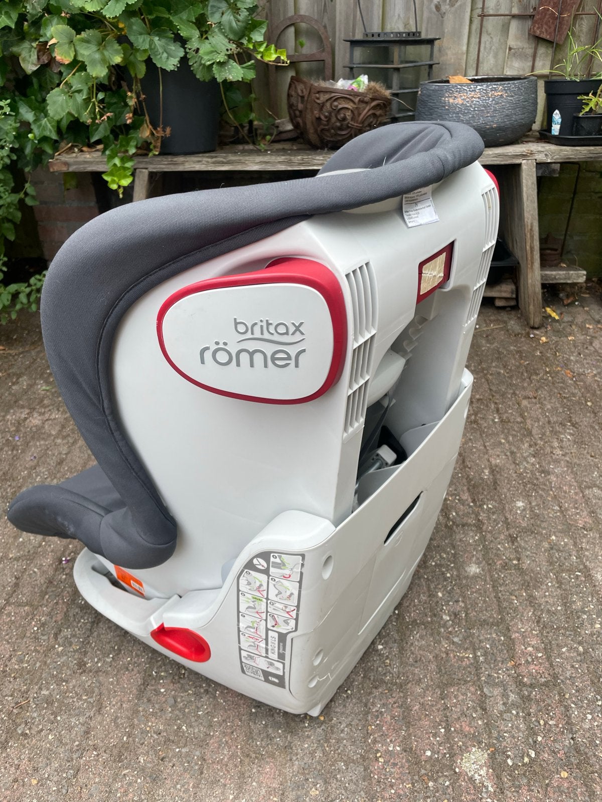 Britax Römer King II LS autostoel - Grijs, Kinderen en Baby's, Autostoeltjes, Romer, Verstelbare rugleuning, 9 t/m 18 kg, Ophalen of Verzenden