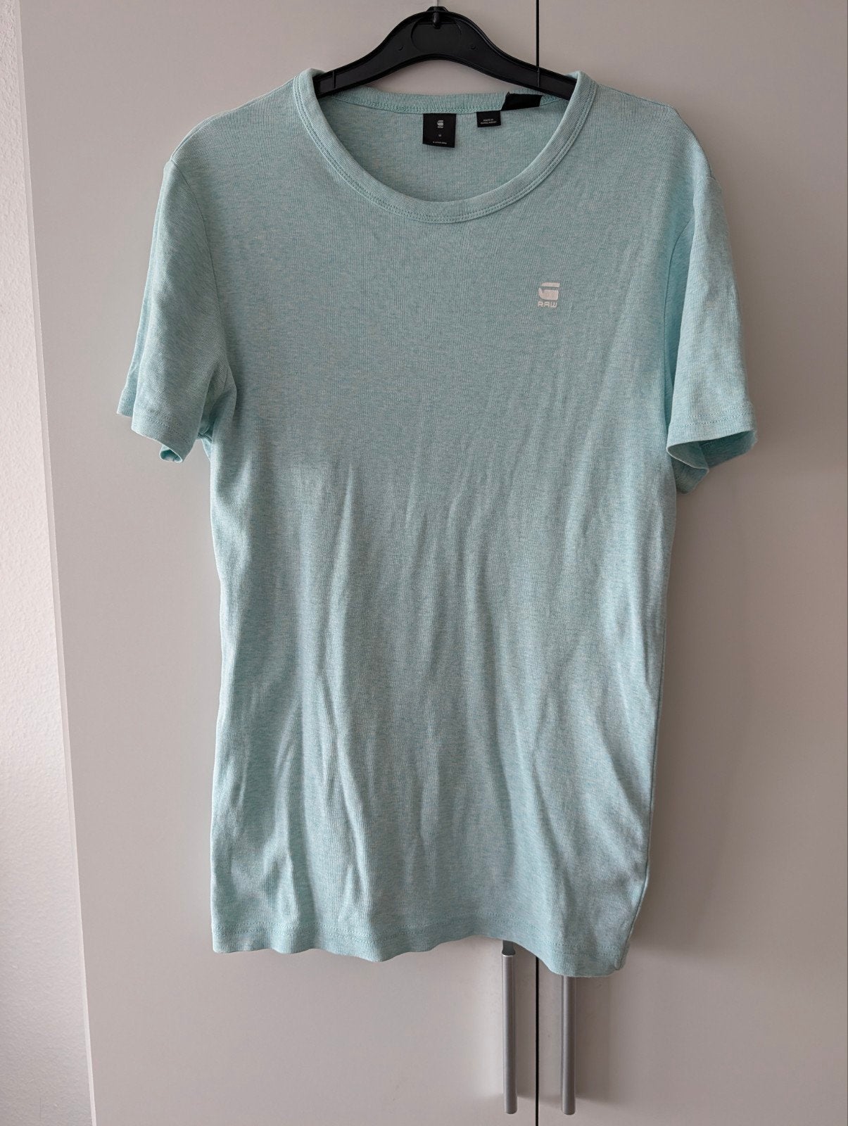G-star RAW | Pastel Licht Groen T-Shirt Man | Maat M | Nieuw, Kleding | Heren, T-shirts, G-Star Raw, Maat 48/50 (M), Nieuw, Ophalen of Verzenden