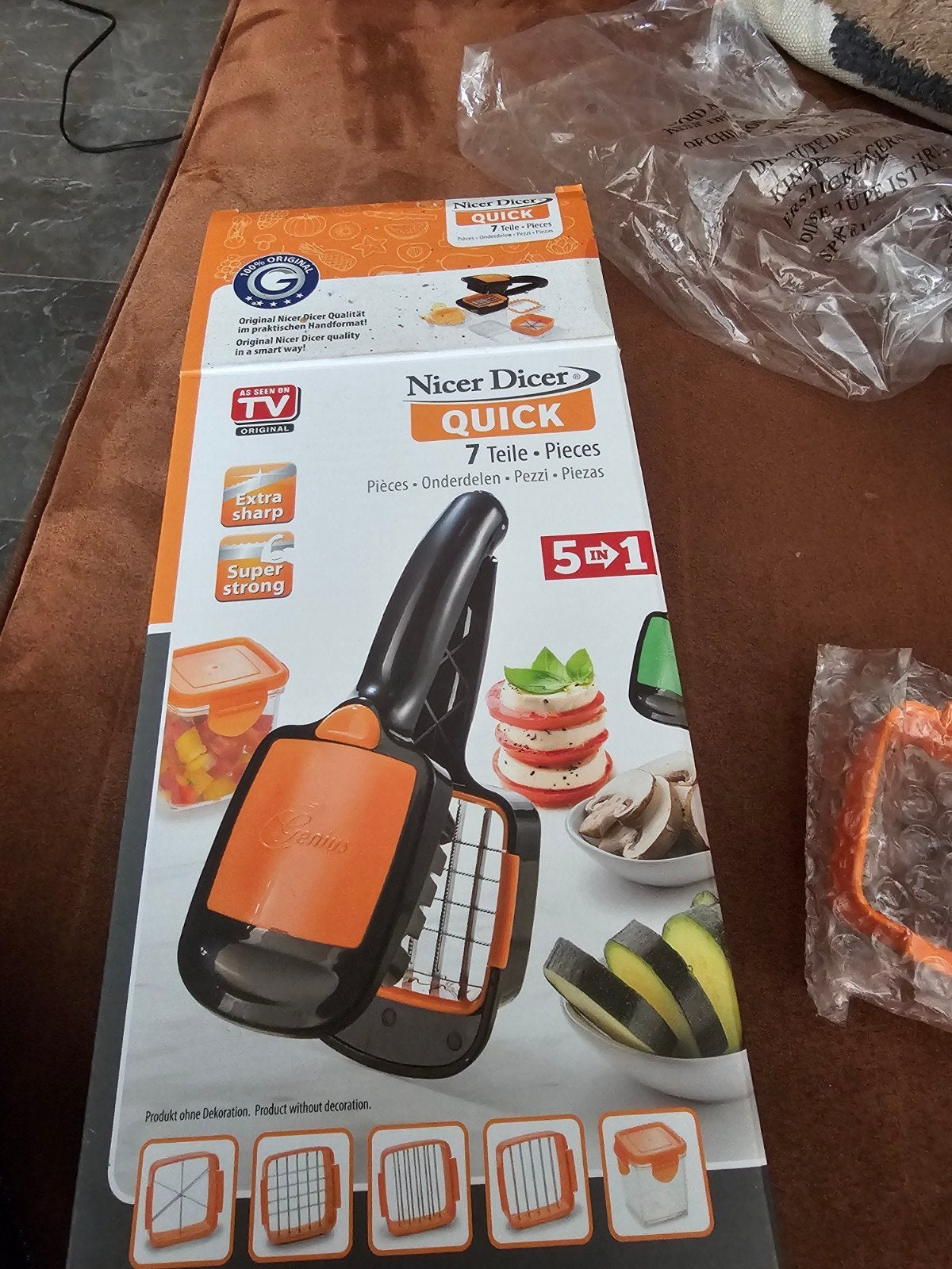 Genius Nicer Dicer Quick, Ophalen