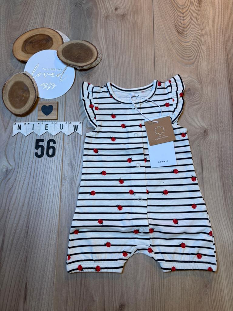 Baby meisje name it zomer boxpakje wit blauw maat 56, Kinderen en Baby's, Ophalen of Verzenden, Nieuw, Meisje, Pakje