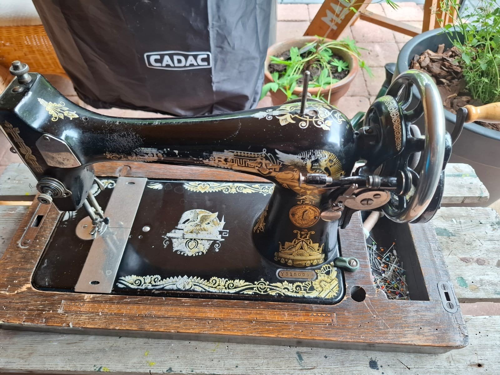 Singer naaimachine, Antiek en Kunst, Antiek | Naaimachines, Ophalen