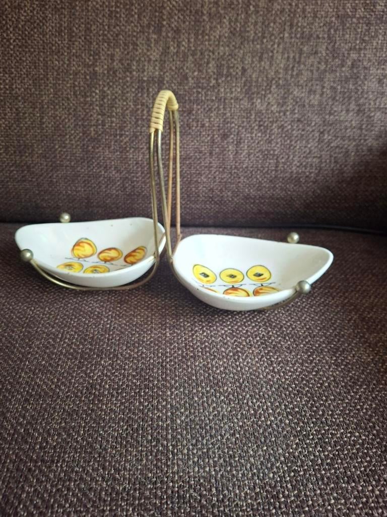 Vintage setje voor nootjes of bonbons jaren 60, Ophalen of Verzenden, Huis en Inrichting