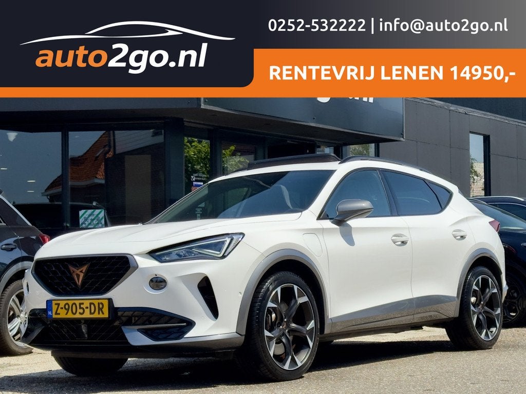 CUPRA Formentor 1.4 e-Hybrid VZ AUT6 COPPER EDITION 245PK 30, Auto's, Cupra, Gebruikt, 4 cilinders, Formentor, Leder en Stof