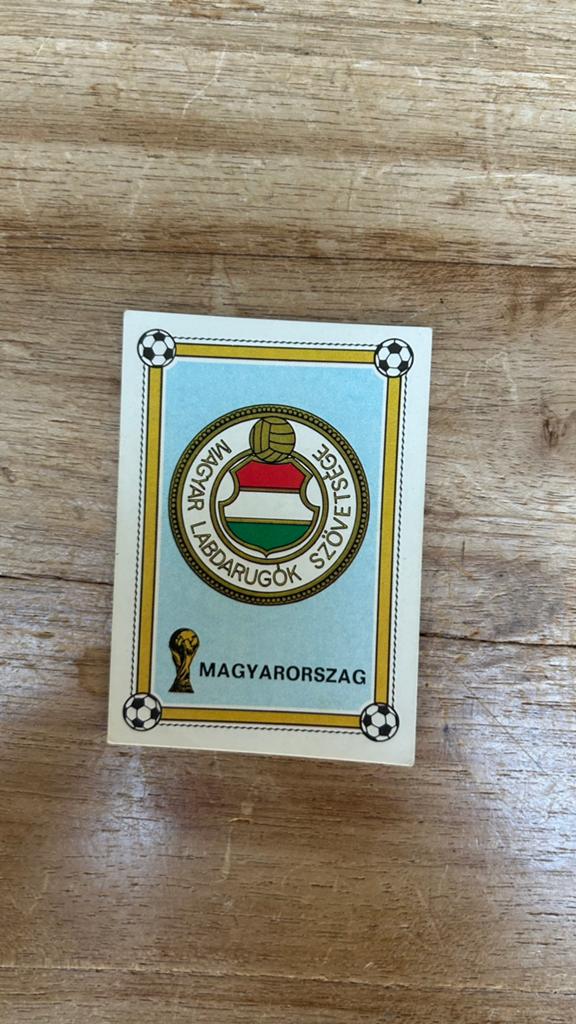 Panini Argentina 78 plaatje Embleem Hongarije WK 78, Verzenden, Zo goed als nieuw, Sticker